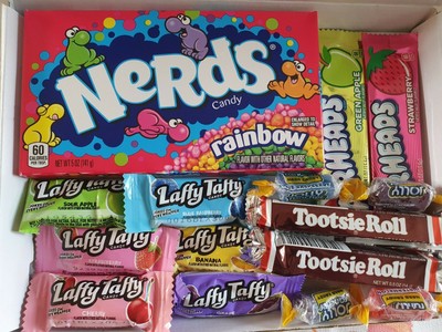Rainbow Nerds American Candy Gift Box Nerds Sweets ...
