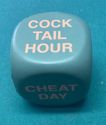 What Should You Do Today Rubber Dice. Large 4x4in. Fun Game For Adults & Couples