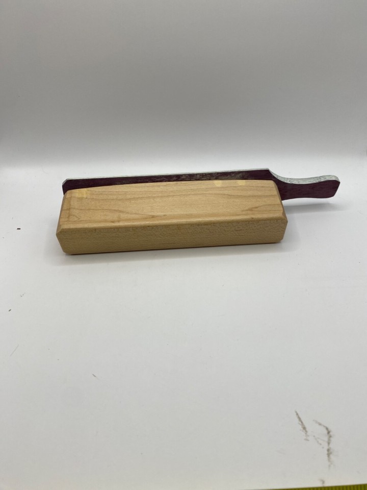 Wooden Amish Crafted Painted Lid Turkey Box Call Turkey Scene New