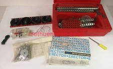 Gilbert/Gabriel Erector Set c1970s Power-Matic Motor,Wheels,Parts,Directions