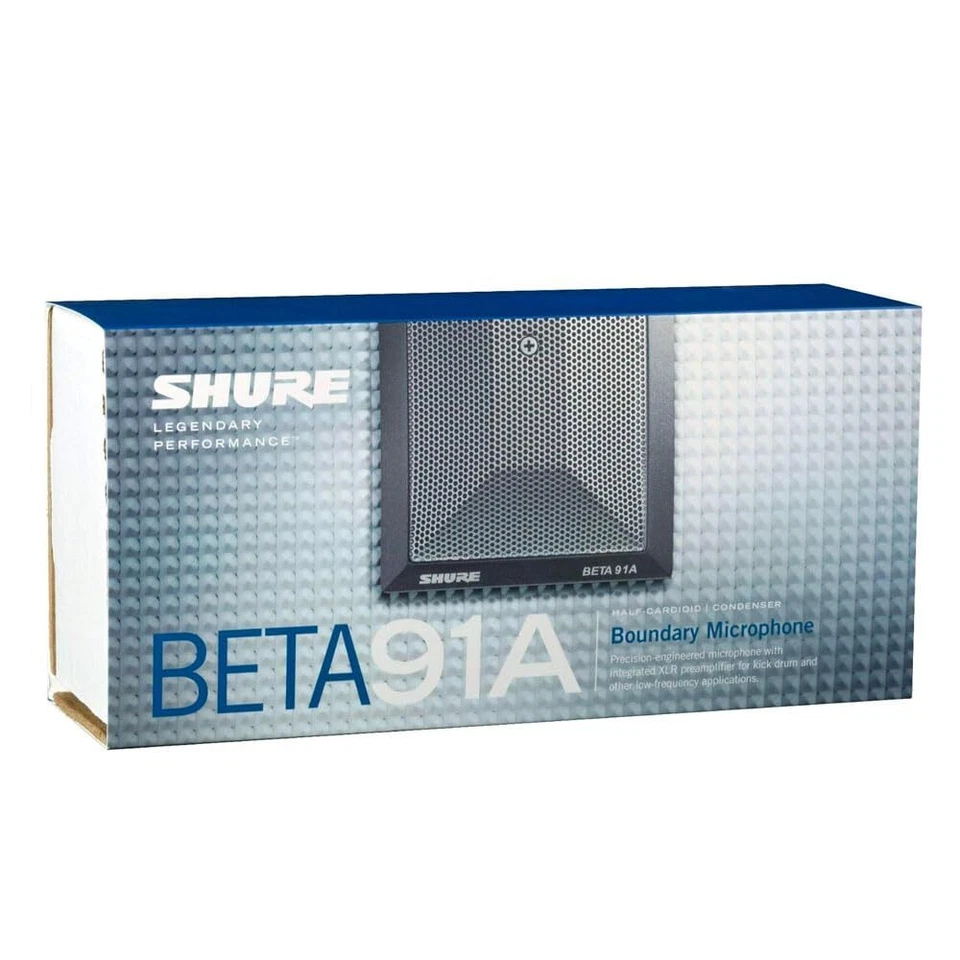 Shure BETA 91A Kick Drum Microphone - Half-Cardioid Condenser Mic with - Image 2 of 4