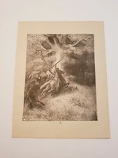 Gustave Dore The Death of Absalom c. 1890 Bible Engraving 