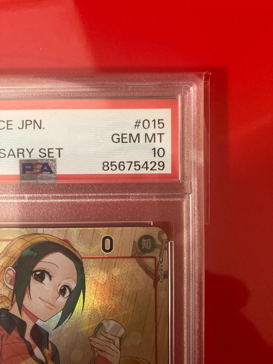 PSA10 Makino 1st ANNIVERSARY SET Parallel OP02-015 One Piece Card