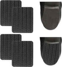 Shoe Heel Pads, Shoe Heel Repair Kit 4 Pcs Adhesive Stickers anti Slip Thickness