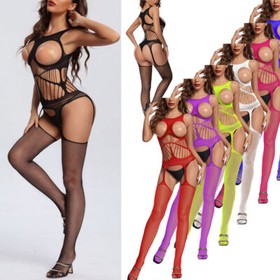 Sexy Women's Body Lingerie Fishnet Body Stocking Babydoll Nightwear Nightwear