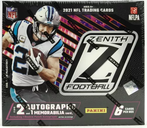 2021 PANINI ZENITH FOOTBALL HOBBY BOX