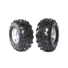 2PCS 18x9.50-8 Rear Tire Rim Wheel For ATV Garden Lawn Mower Tractor Golf Cart