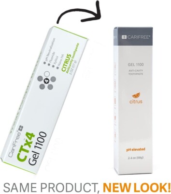 CariFree Gel 1100 (Citrus): Anti-Cavity Toothpaste | Nano