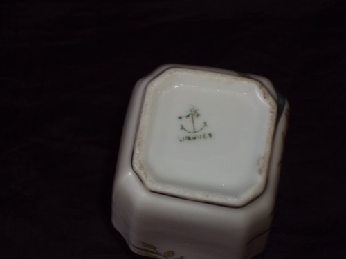 Limoges Pair of Hand Painted Floral Porcelain 4.5" Bud Vases - Picture 5 of 5