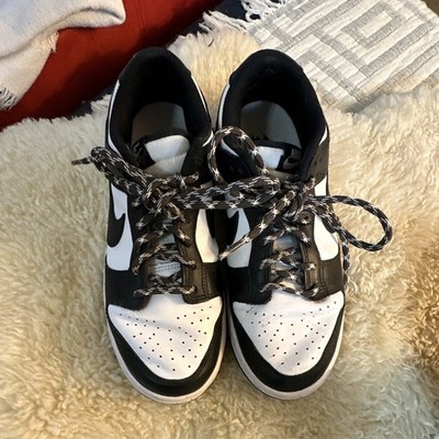 Nike Dunk Low Black/White Unisex womens 8.5 (EU 40) Leather Panda