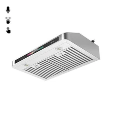 36 In. W Under Cabinet 900 CFM Range Hood In Silver 4-Speed Exhaust Fan With