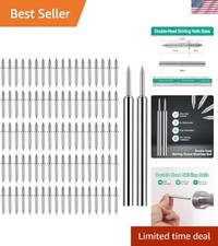 Invisible Double-Head Skirting Nails 250 Pcs with Sleeves for Flawless Finish