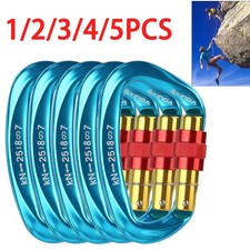 Heavy Duty Carabiner25KN 5620 lbs Screw Locking Hook Rock Climbing Aerial Work