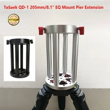 TeSeek QD-1 205mm/8.1" EQ Mount Pier Extension Acc for ZWO iOptron & Sky-Watcher