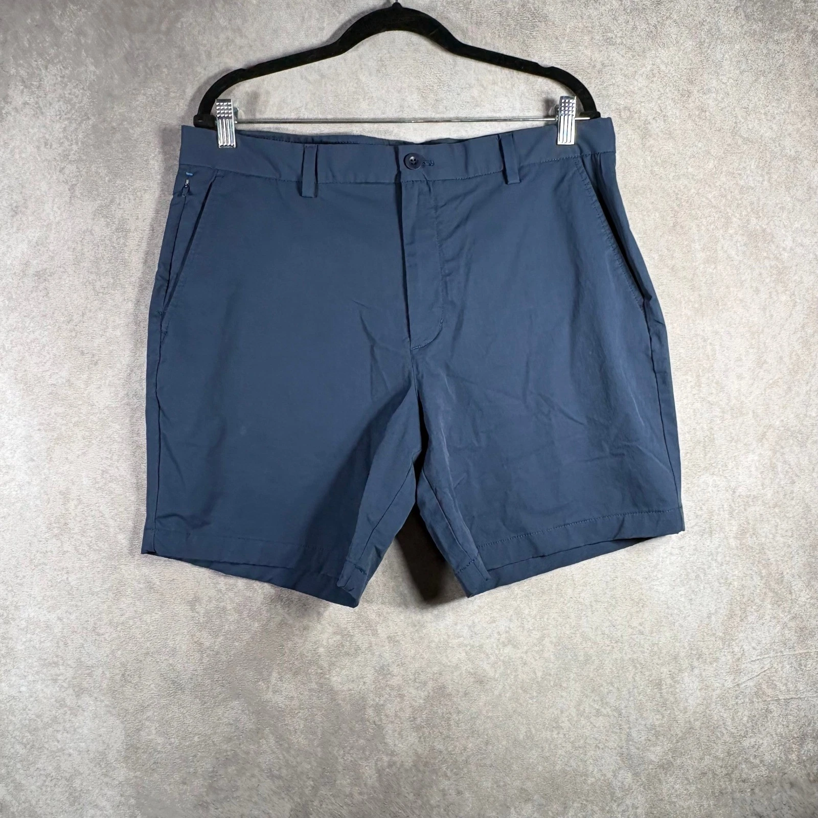 Vineyard Vines Shorts Men 35 Navy On-The-Go Chino Performance Stretch Golf $98