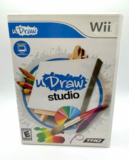 THQ uDraw Studio Nintendo Wii Game Disc w/ Case, E, NTSC-U/C, Requires Tablet