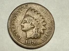 1876 INDIAN HEAD U.S. Cent. Nice chocolate brown Good-VG. #q1