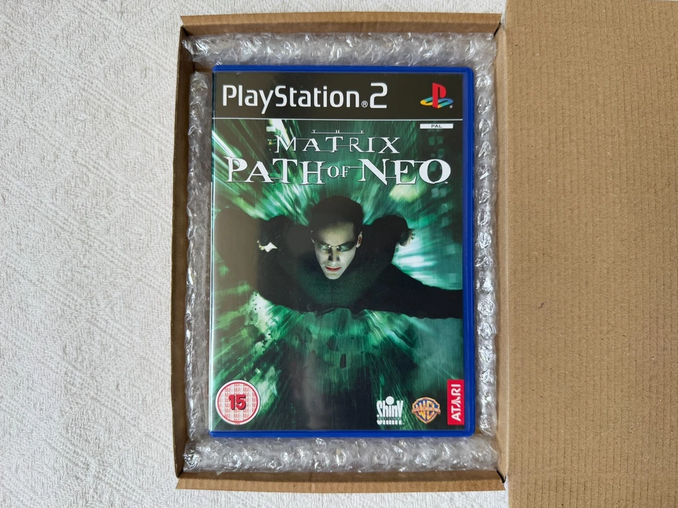 The Matrix Path of Neo PS2 - UK PAL VGC CIB with Reg & Natural Disc - Tracked - Image 2 of 4