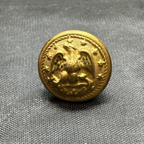 US Navy Brass Eagle and anchor dress cap screw back buttons 14 mm set of 2 - Picture 3 of 12