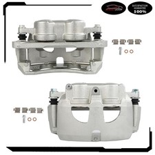 Front Brake Calipers W Bracket Set 2 For 2011-2017 2018 Ram 2500 3500 4000 Front Brake Calipers W Bracket Set 2 For 2011-2017 2018 Ram 2500 3500 4000