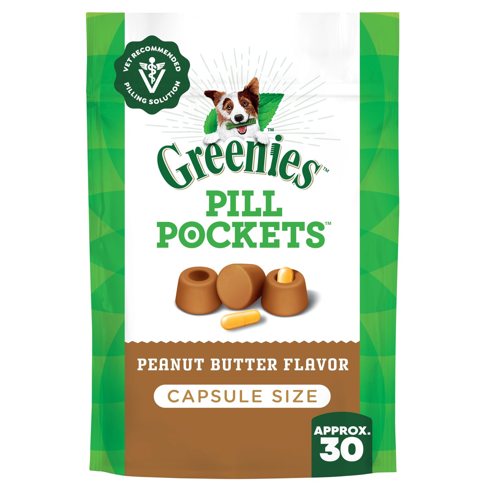 Greenies Pill Pockets for Dogs Large Size, Dog 30 Count (Pac
