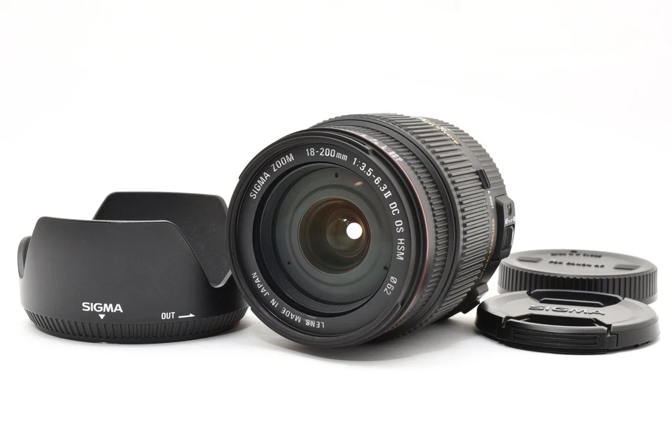 Objectif Zoom Sigma AF 18-200mm f/3.5-6.3 II DC OS HSM Pour Canon - Photo 1/4