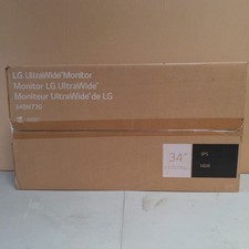 LG 34" QHD UltraWide IPS Monitor HDR10 3440 x 1440 34BN770-B New Open Box