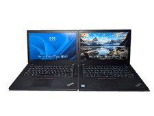 LOT OF 2 x Lenovo ThinkPad T470  i5-6th  7th 8GB RAM 180GB SSD  FHD Backlit