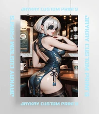 Sexy 2B Nier: Automata Anime Girl Poster Print - No Frame
