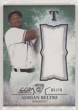2015 Triple Threads Unity Single Jumbo Relics Emerald 5/18 Adrian Beltre 04br