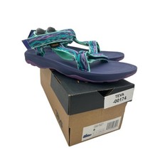 New Teva Hurricane XLT 2 Sandals Youth Size 6 Purple Geometric Water Shoes