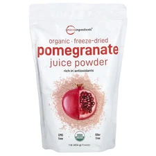Organic Freeze-Dried Pomegranate Juice Powder, 1 lb (454 g)