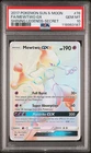 2017 POKEMON SUN & MOON SHINING LEGENDS SECRET #76 FULL ART/MEWTWO GX PSA 10