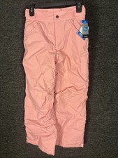 NEW Columbia Youth Med 10/12 Snow/Ski Pants Fleece Lined Light Pink
