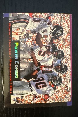1993 Pro Set Power Power Combos Andre Rison, Michael Haynes, Drew Hill #PC1(E18)