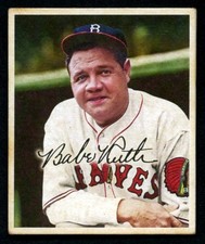 Banty Red R322 #35 BABE RUTH, Boston Braves FINAL COPY