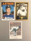 Nolan Ryan Astros/Rangers/Mets 3 card lot includes one vintage card
