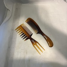 Vintage Tortoise Expressions Comb Set