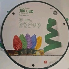 GE Energy Smart Colorite 100-Lights C9 LED Multicolor Christmas Party 66 feet 