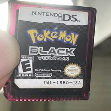 Pokemon Black Nintendo DS Authentic Tested Working Cartridge only