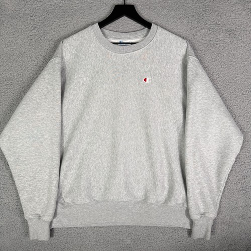 2000'S Champion Premium Reverse Weave Blank Sweatshirt, Men's Size XL cotton black type Vintage Second Hand