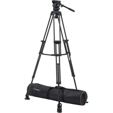 Ikan E-Image EG05C2 3-Section Carbon Fiber Tripod with GH05 Fluid Video Head and