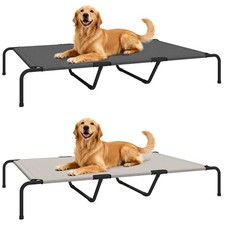 PawHut Elevated Dog Bed Outdoor Dog Bed for Large Breeds