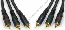 50ft RGB Red/Green/Blue RCA Component Cable/Cord/Wire Video/HDTV/LCD/LED/DVD 