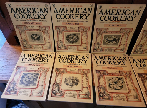 Lot of 18 American Cookery Magazines from 1934-1936 Boston Cooking School Mag - Picture 6 of 9