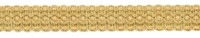 "Apricot, Maize, Light Gold 1\" Quastenfransen-Borte Butter Cream [6 Yards]"