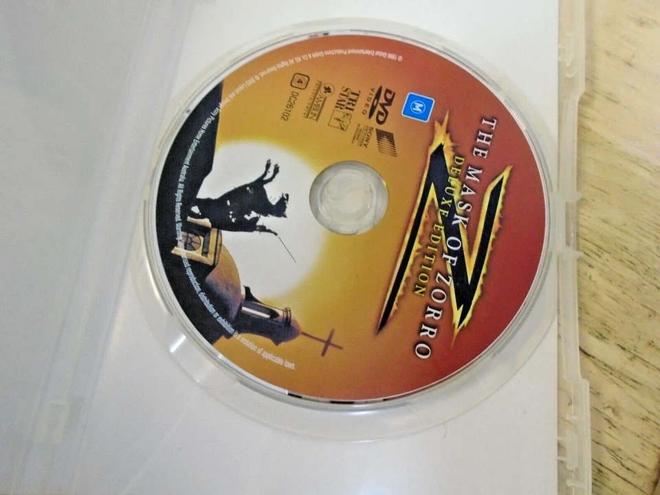 The Mask of Zorro (1998) - Antonio Banderas - DVD - Region 4 - Like New - Image 4 of 4