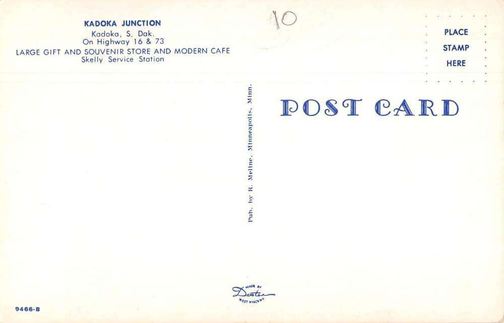 Kadoka South Dakota Kadoka Junction Vintage Postcard AA15432 eBay