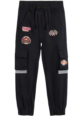 Neu Twillhose Gr. 110 Schwarz Jungenhose Freizeit-Hose Regular Fit