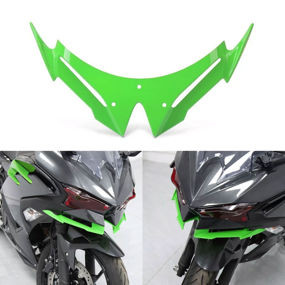 NEW For Kawasaki NINJA500 Fairing Winglet Aerodynamic Wing Shell
